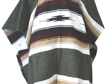 western poncho hoodie