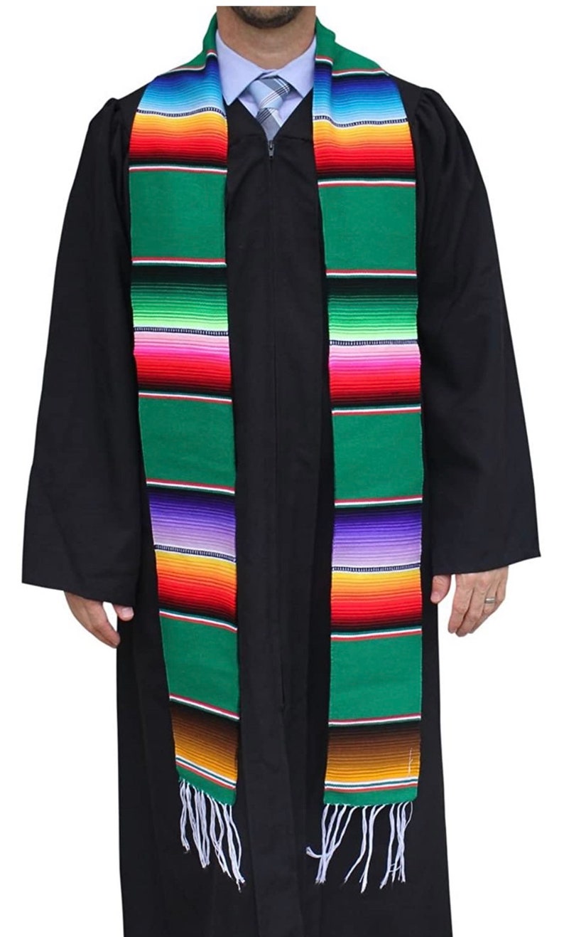 Mexican serape graduation sash stole Mexican Sarape blanket Etsy
