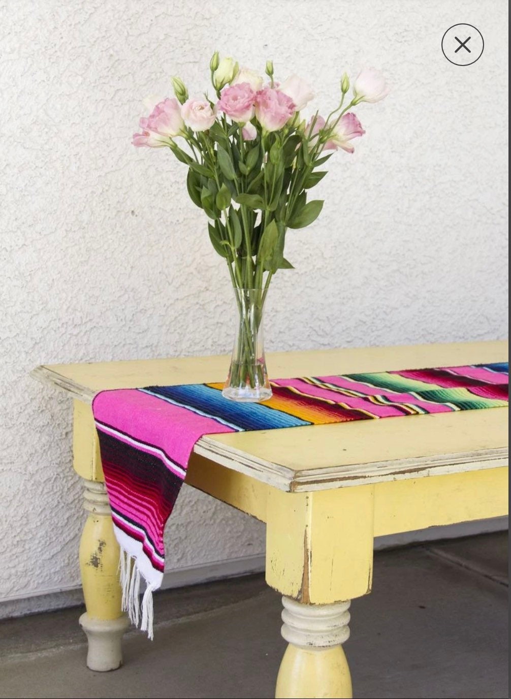 Mexican serape Blanket Table Runner for Fiesta, Weddings, Showers, Ci…