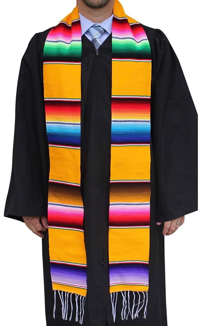 Mexican serape graduation sash stole Mexican Sarape blanket | Etsy