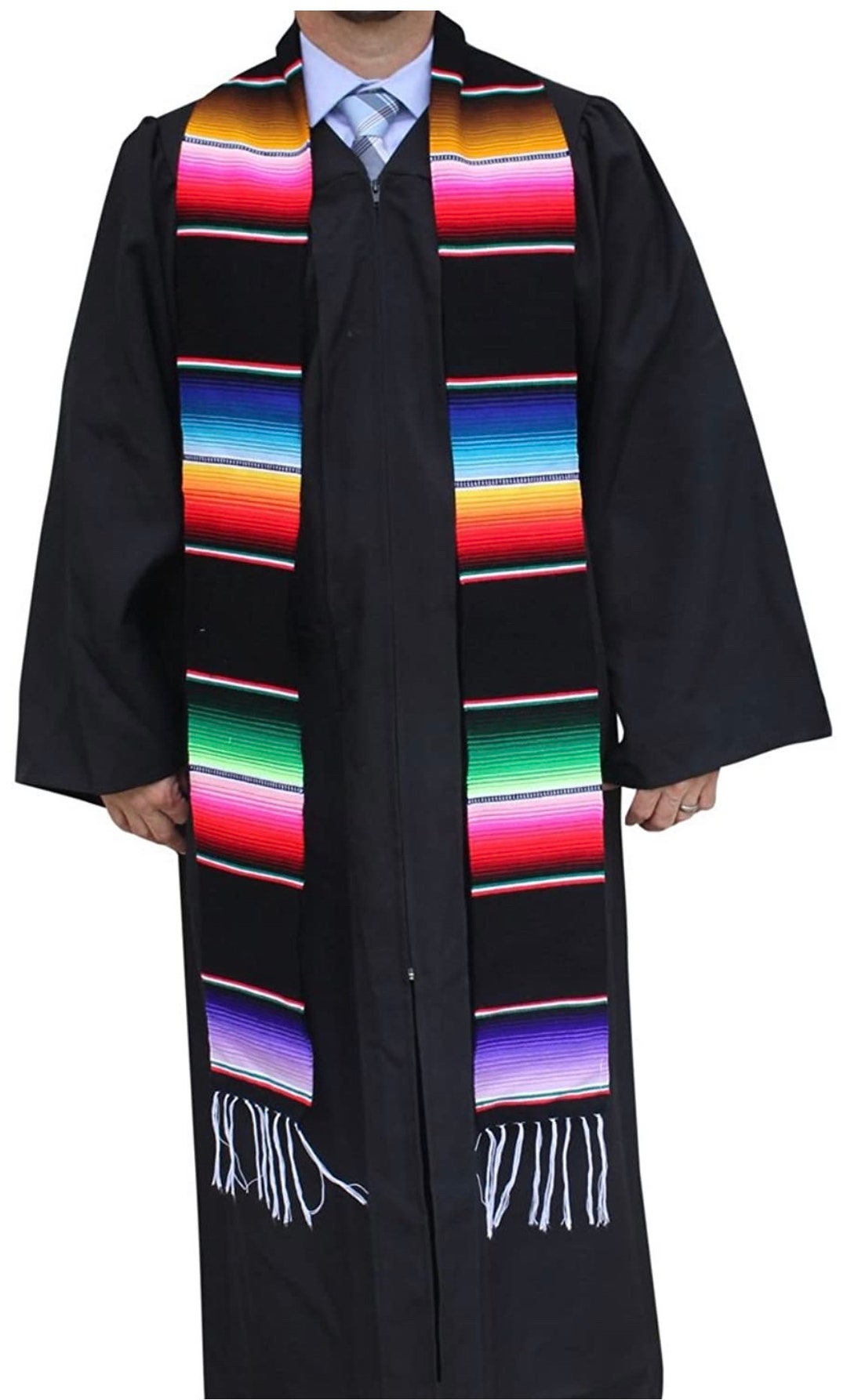 Mexican Serape Graduation Sash Stole Mexican Sarape Blanket Etsy