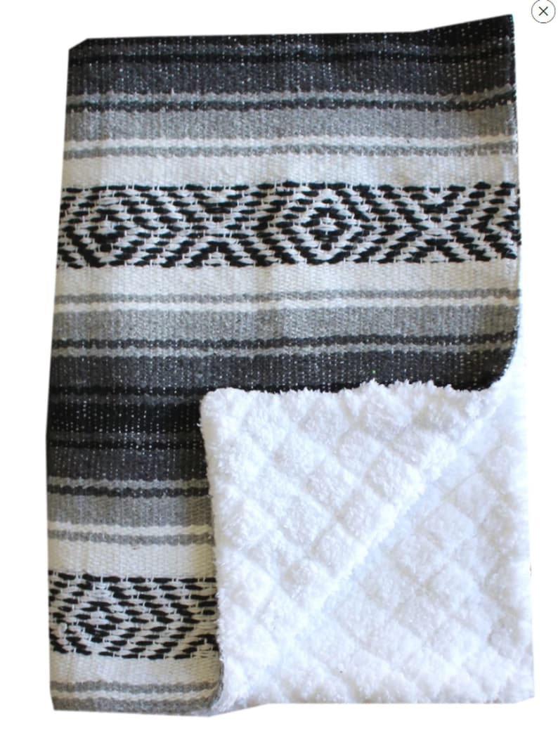 Mexican Baby Blanket Super Soft Sherpa Authentic Mexican Etsy