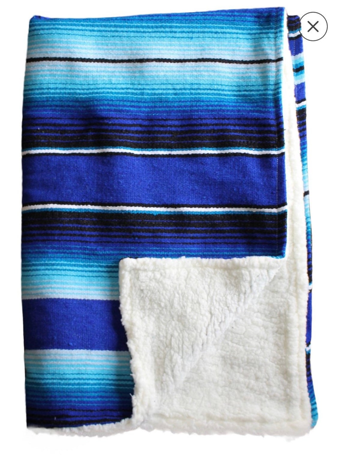 Mexican Serape Baby Blanket Super Soft Sherpa Authentic Etsy