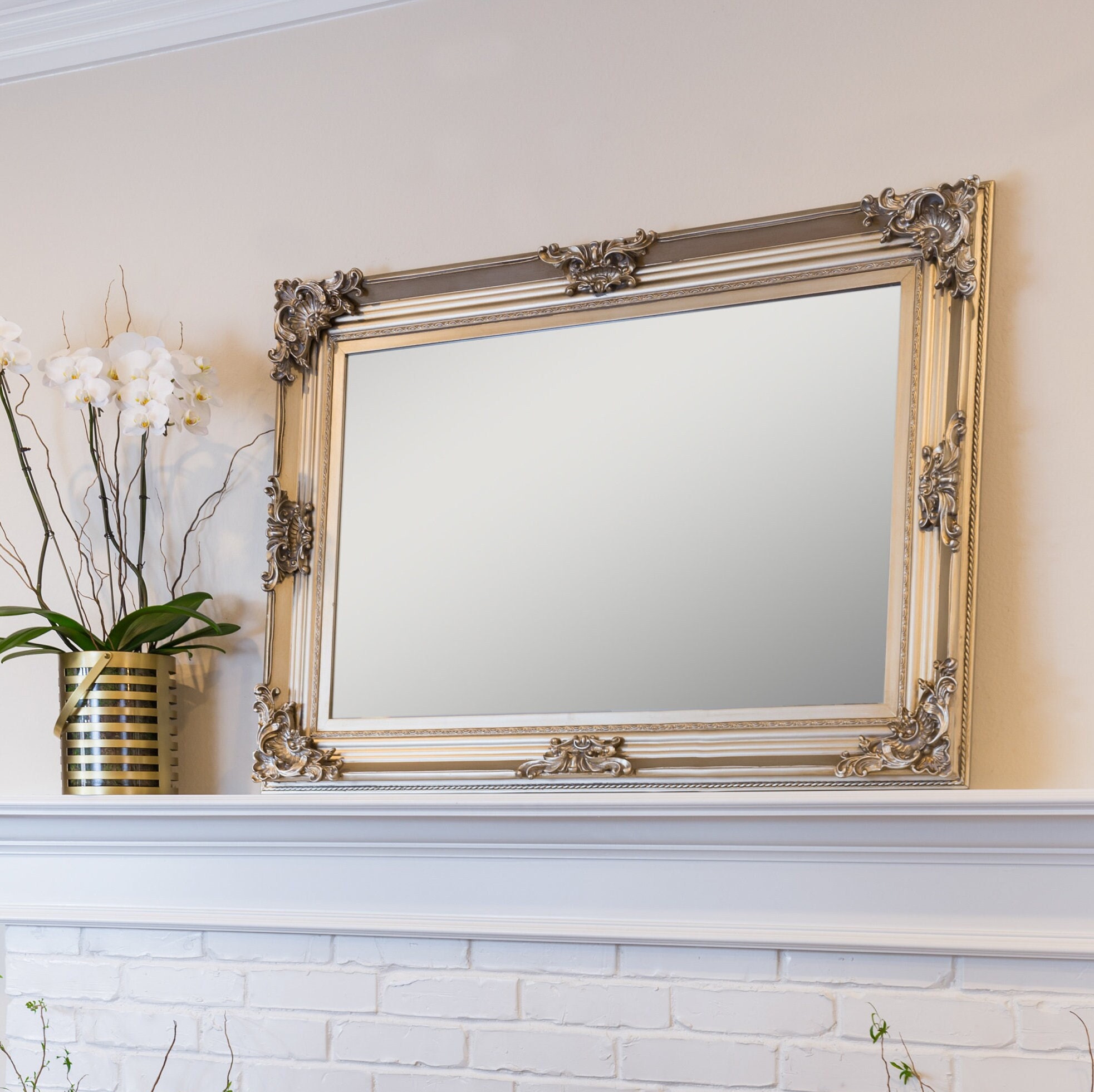 Beaumont French Traditional Wall Mirror Solid Wood Frame in Multiple ...