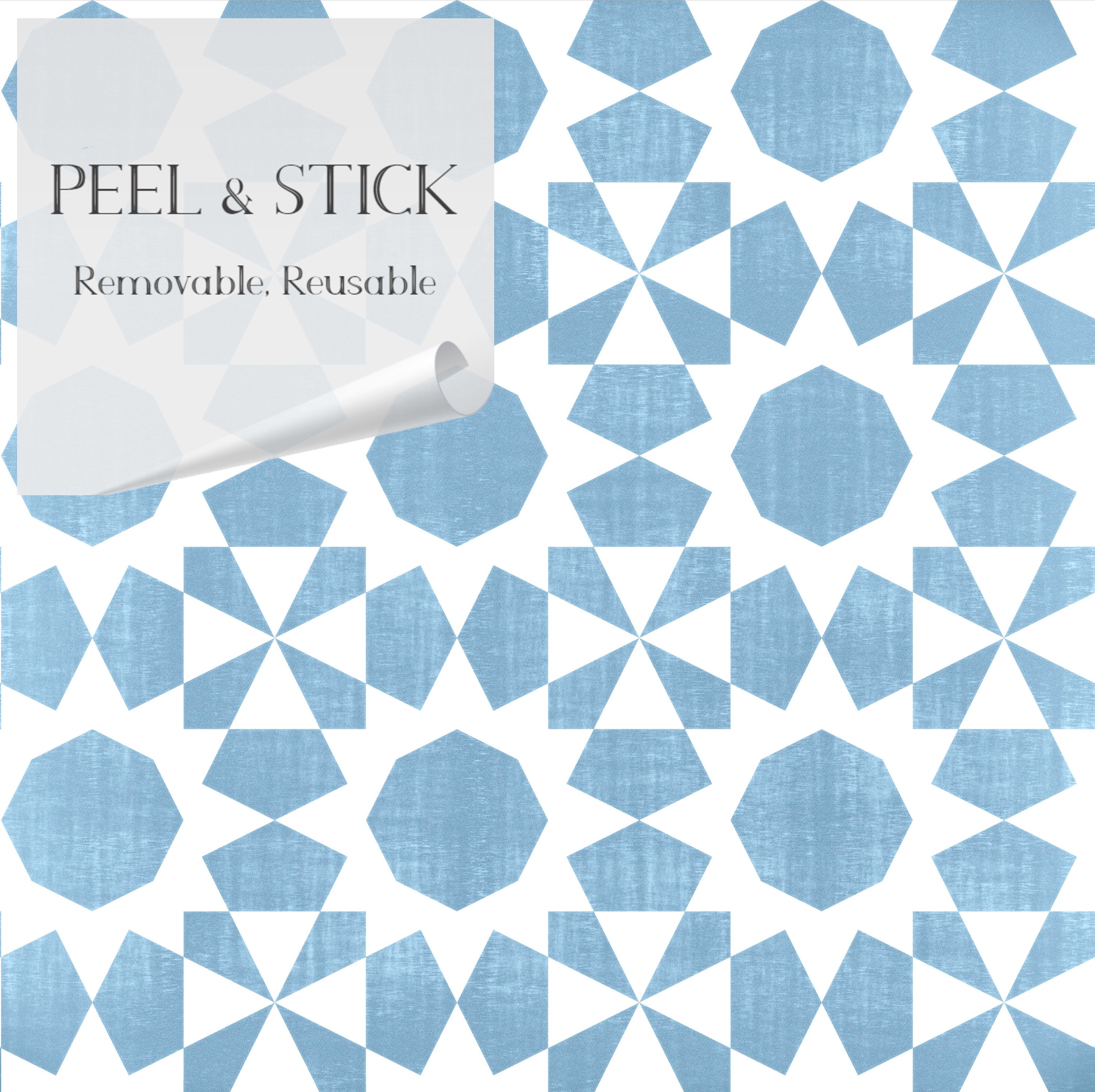 Starburst Peel & Stick Vinyl Canvas Wallpaper Panel | Etsy