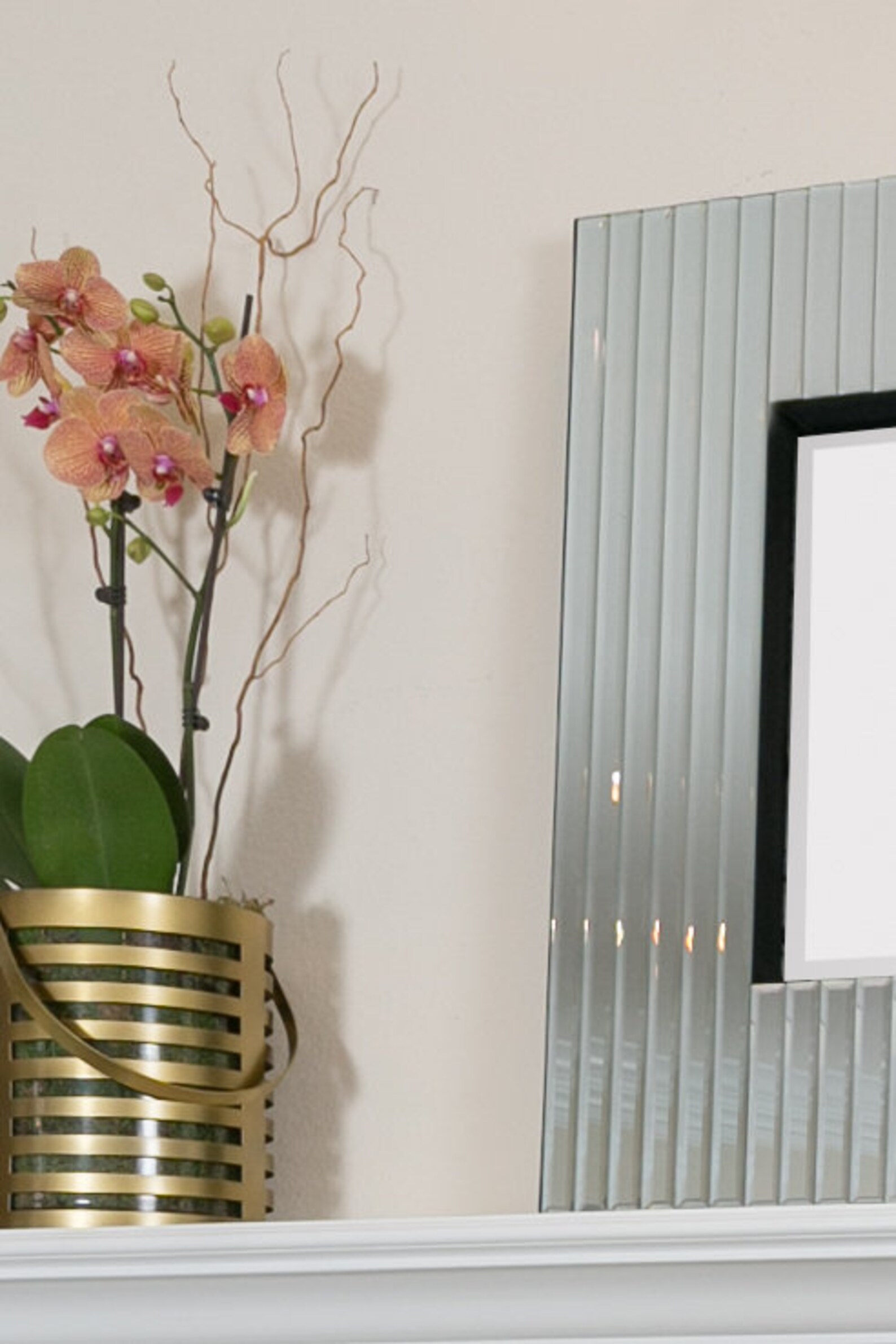 All Glass Beveled Miami Wall Mirror Etsy