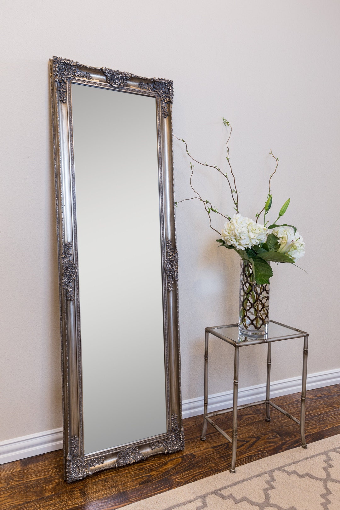 Mayfair Belle French Full Length Mirror Solid Wood Frame Hand Painted
