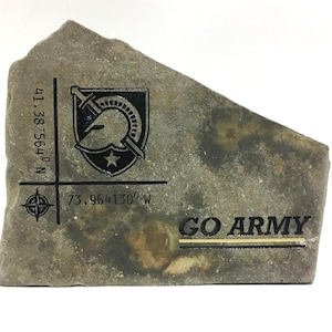 West Point / Army Football Engraved Rock