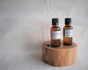 2 bottles of 30ml Organic Lavender Essential Oil (English and French) | 100% Pure Natural