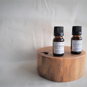 2 bottles of 10ml Organic Lavender Essential Oil (English and French) | 100% Pure Natural