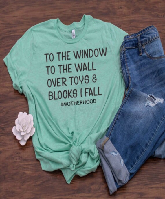 To The Window To The Wall Over Toys And Blocks I Fall Digital PNG File Digital File