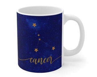 CANCER Constellation Zodiac Birthday Gift Horoscope Tresorz - Mug 11oz