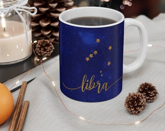 LIBRA Constellation Zodiac Birthday Gift Tresorz - Mug 11oz