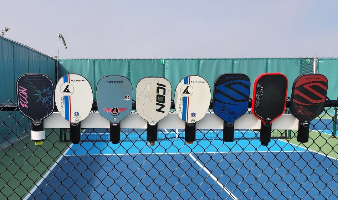Paddle Queue Picklerack (tm) Pickleball Paddle Rack - Etsy