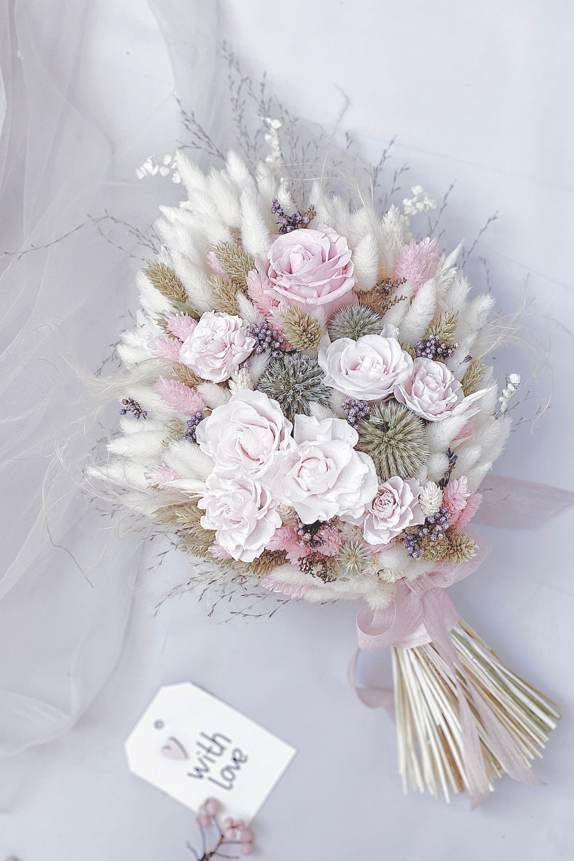 Brautstrauß Konservierte und getrocknete Blumen - Etsy.de