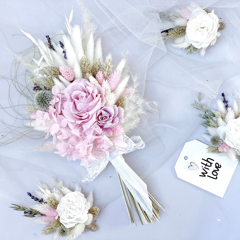 Wedding Bouquets blushed Pink Bridal Bouquet Etsy