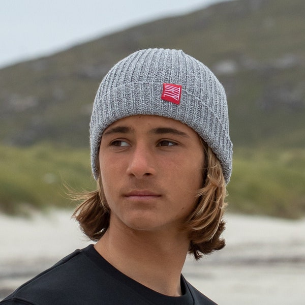 Bonnet de pêcheur chalutier en tricot côtelé pour homme et femme - Collection Cold Water Surf