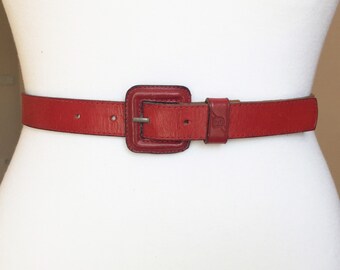 Brown Rustic Thin Belt