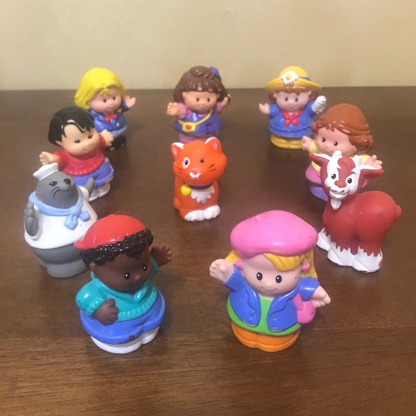 1997 and 1998 Fisher Price Little Tikes Toddle Tots - Various Styles - Fisher Price Little People - Fisher Price Little People Animals