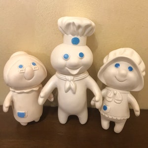 1970s Pillsbury Doughboy Rubber Doll Grandma Grandparents