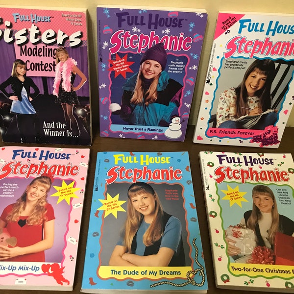 90s Full House Stephanie Tanner Books CHOOSE | Club Stephanie Full House Book Series | Full House Novels | 90s Full House Chapter Books