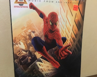 Music From and Inspired By Spiderman Recorded Versions Guitar - Recorded Versions Guitar Movie Music Books - Sheet Music 90s Movies