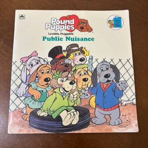 Pound Puppies Public Nuisance Justine Korman Pat Paris, 1987 Golden ...