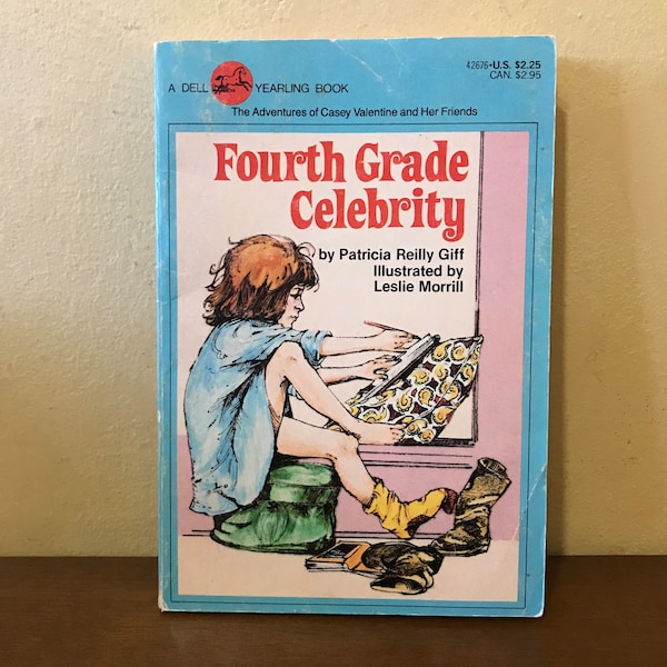 Fourth Grade Celebrity Patricia Reilly 1984, Dell Yearling 80s Tween Novels, Adventures of Casey Valentine and Friends