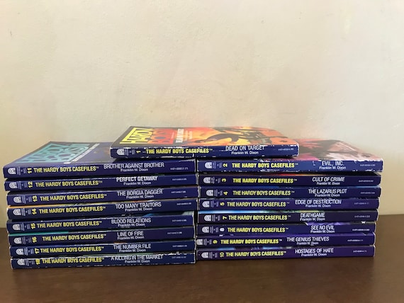 90s Hardy Boys Casefiles Paperback Chapter Books - YOU