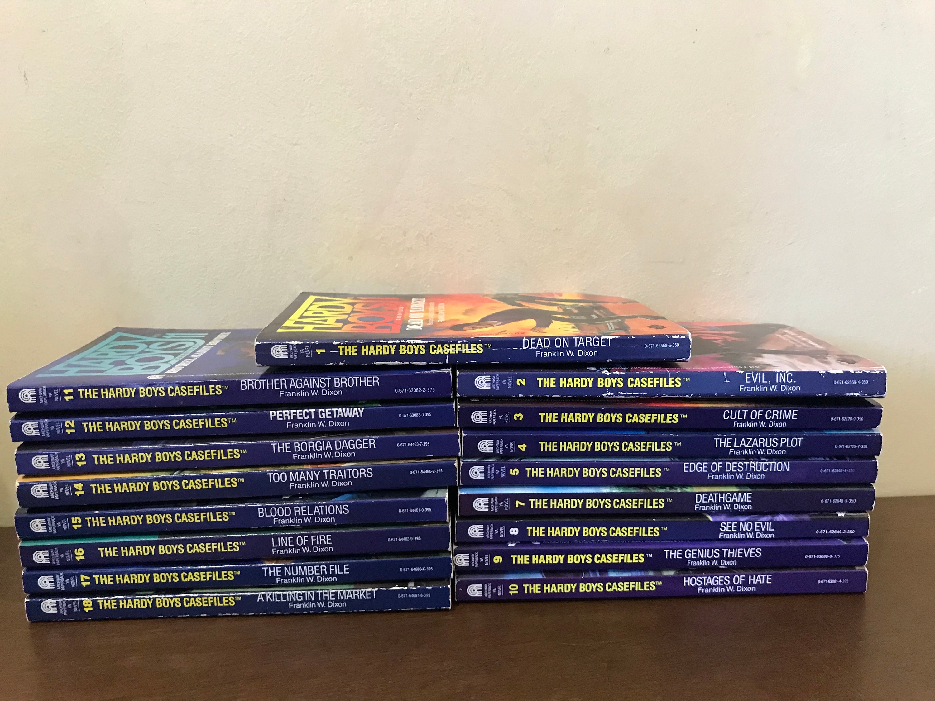 90s Hardy Boys Casefiles Paperback Chapter Books - YOU