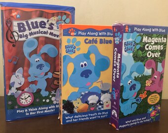Blue S Clues Big Musical Movie Vhs Etsy
