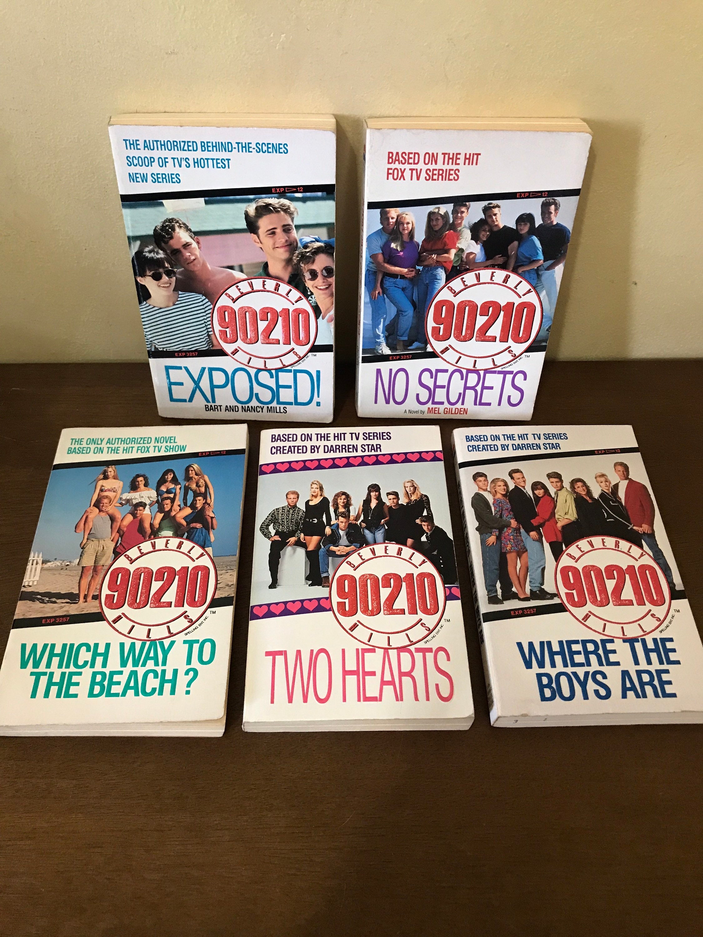 90s 80s STREET 雑誌 海外　コレクション 10冊セット Beverly Hills 90210 Book Series 1991-1993, 90210 Exposed - Which