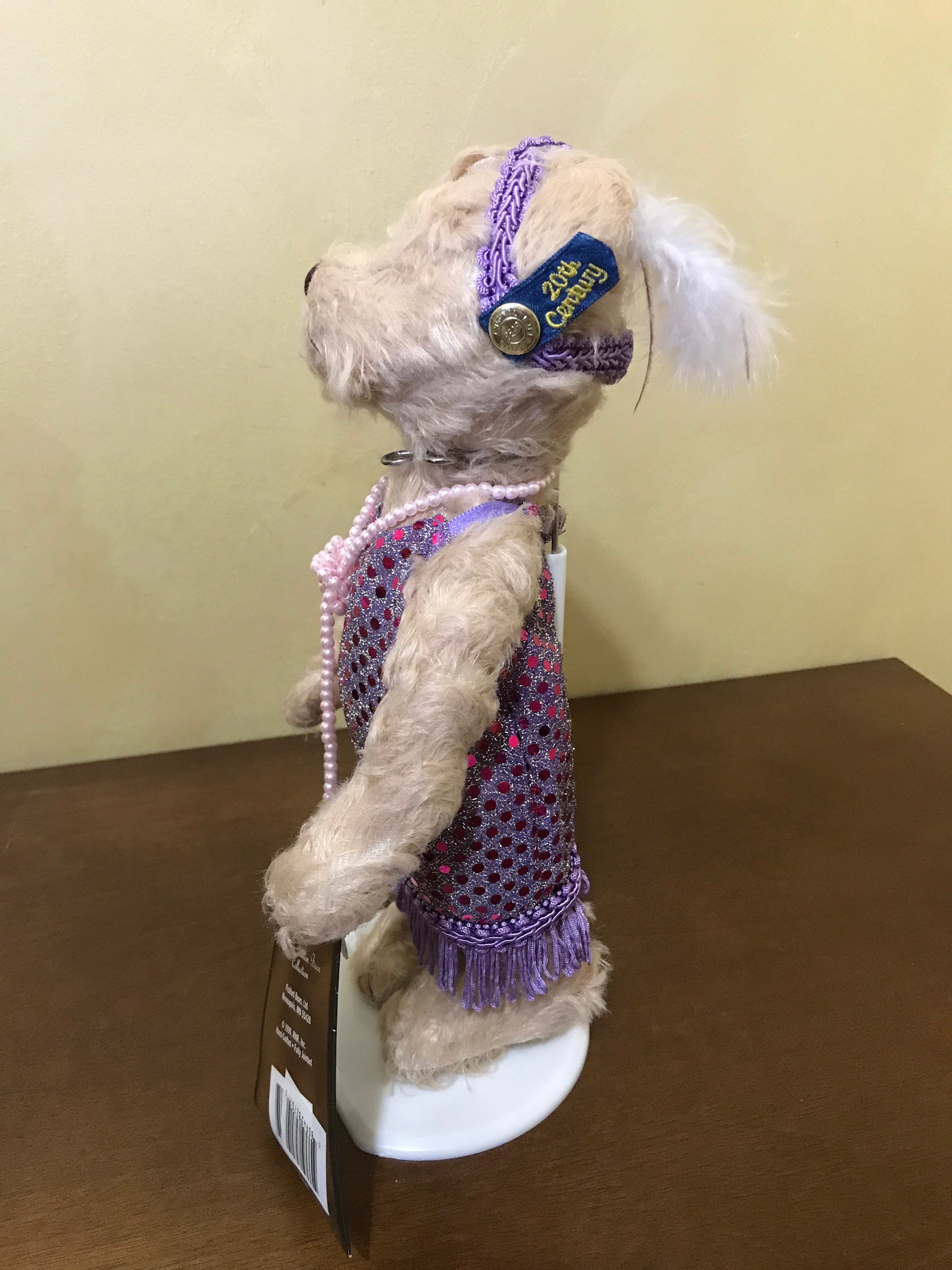 Daisy 1920s Flapper Girl Bear 1999 Pickford Brass Button Bears