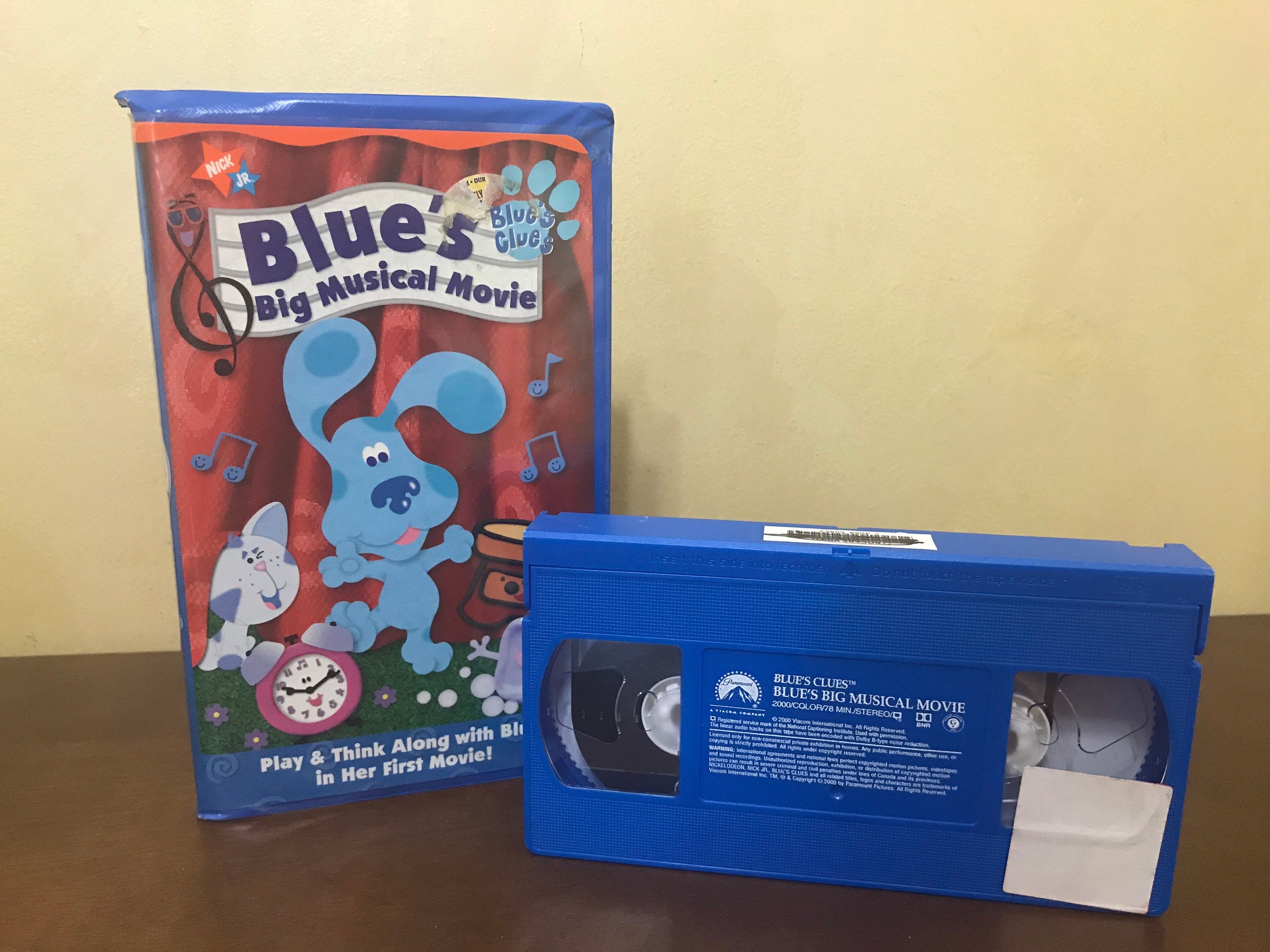Blue's Clues Blue's Big Musical Movie Vhs Blues Clues Blues Big Musical Movie Vhs 2000 Nickelod - vrogue.co