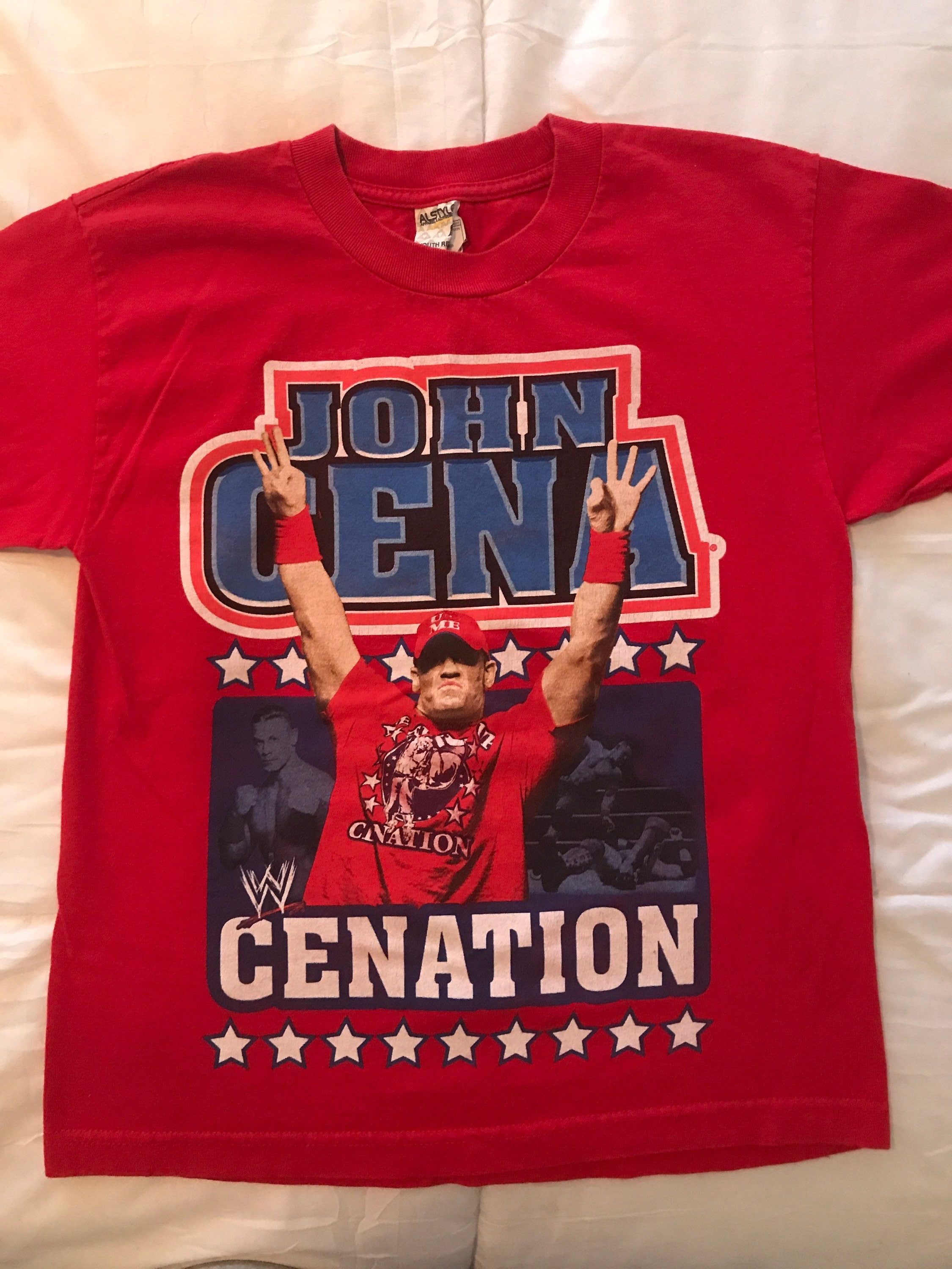 red john cena shirt