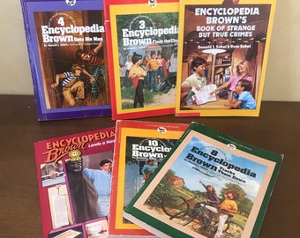 Assorted Encyclopedia Brown Detective Books CHOOSE TITLE | Donald J Sobol - Children Detective Series | Children Puzzle Solving 80