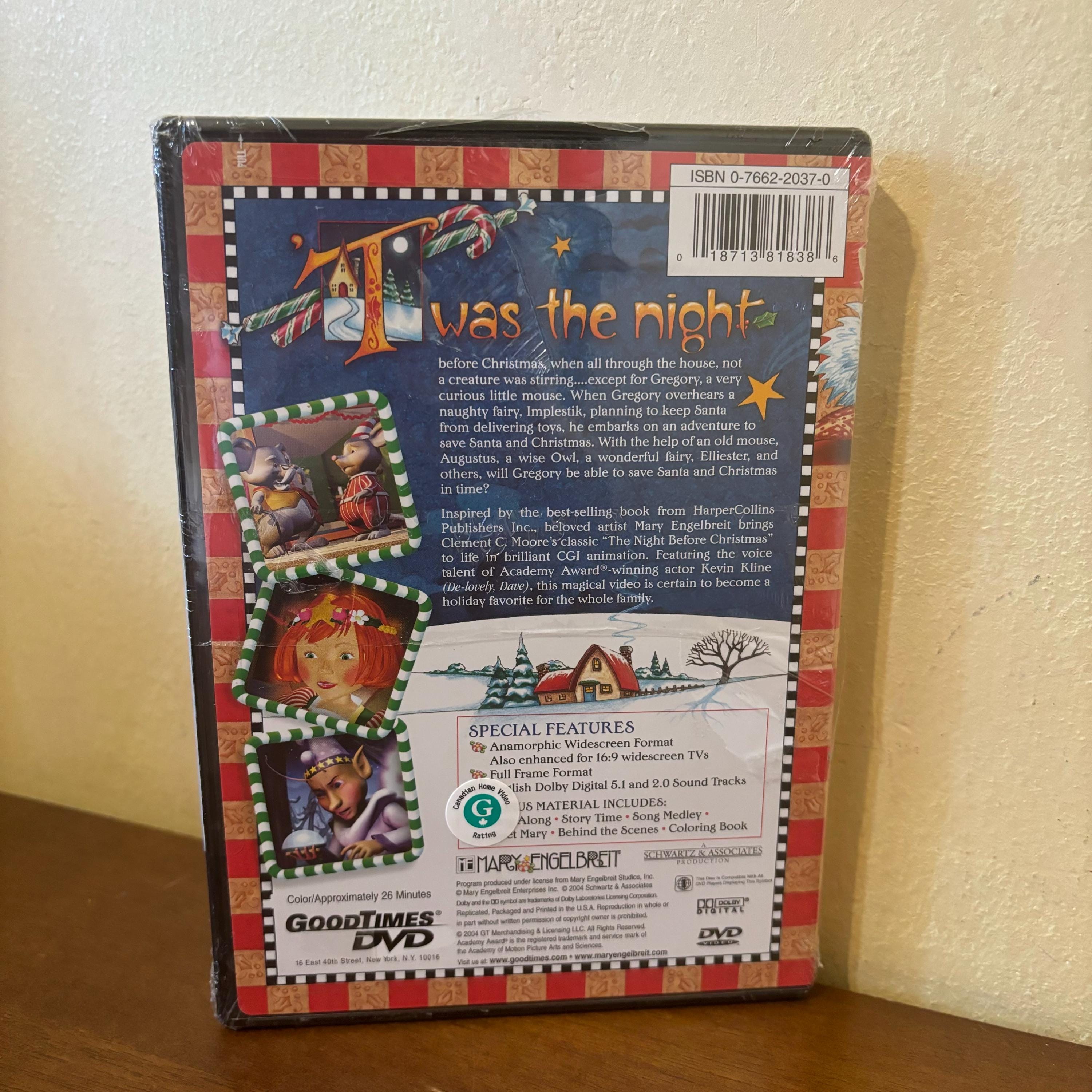 Mary Engelbreit Night Before Christmas DVD 2004 SEALED