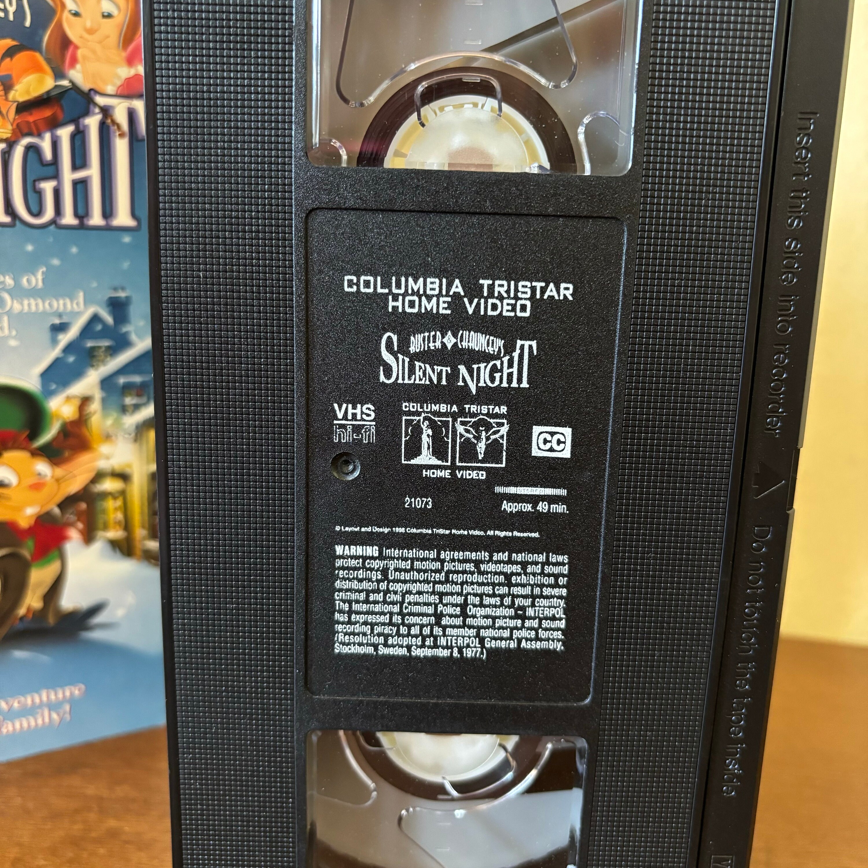 Buster & Chauncey's Silent Night 1998 VHS Phil Hartman, Marie