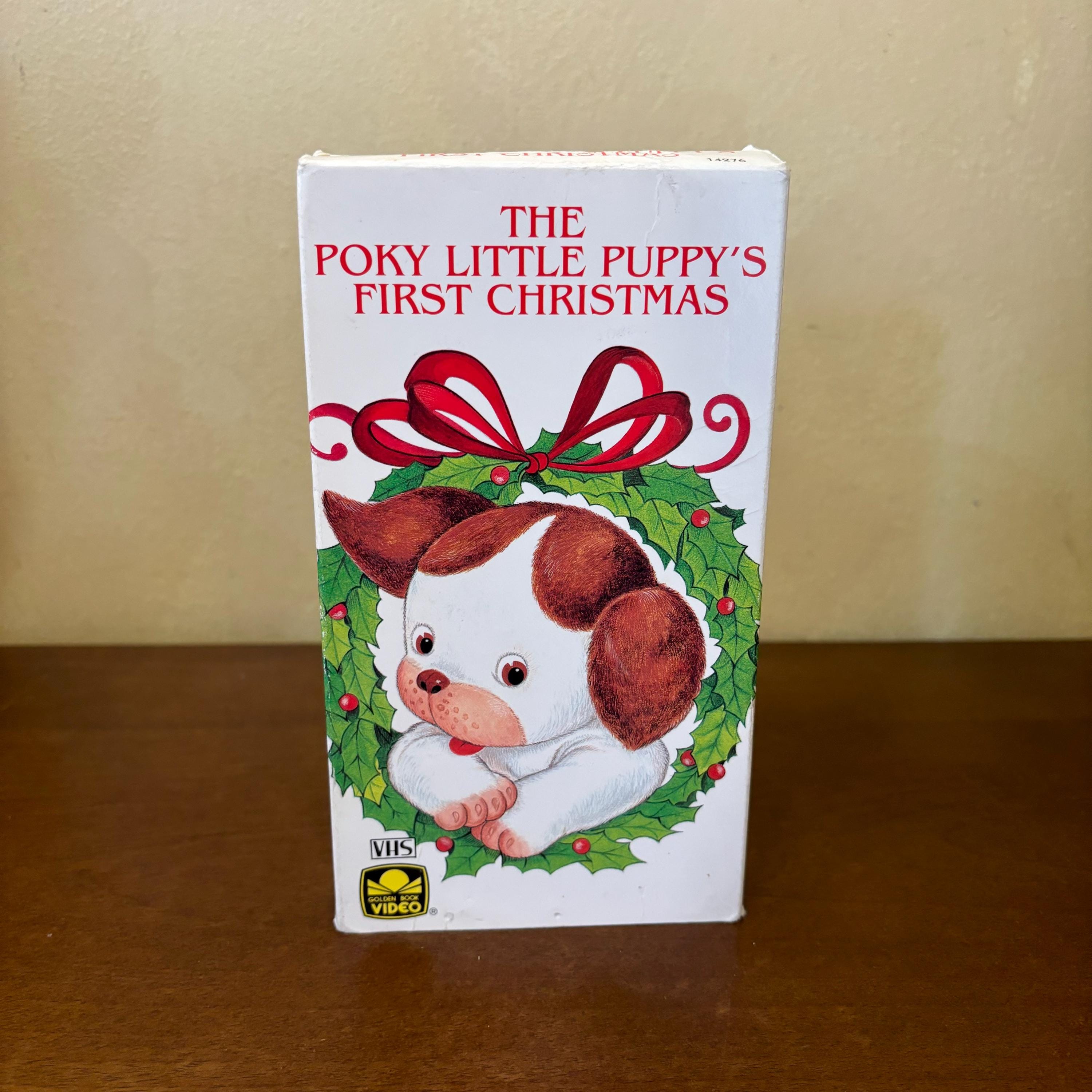 The Poky Little Puppy's First Christmas 1992 VHS Golden Book Video