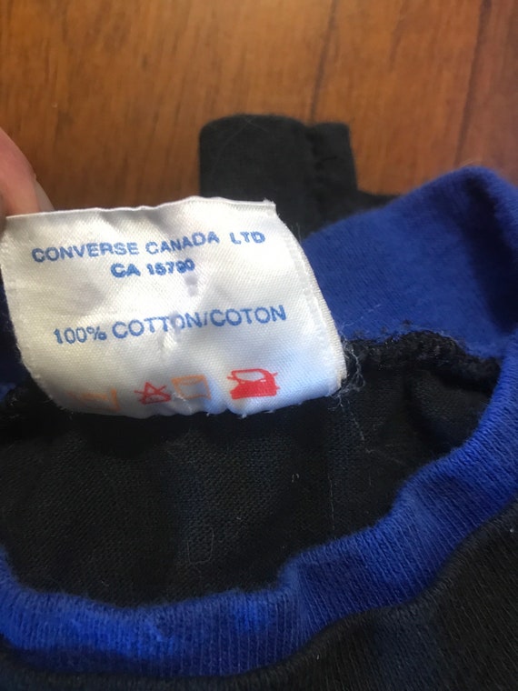 Vintage Converse MAGIC Johnson Star Shirt Teal Bl… - image 8