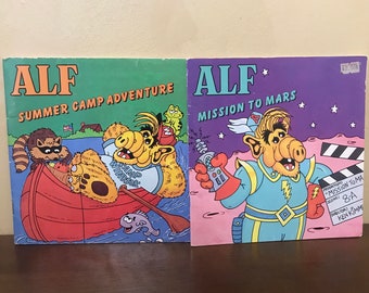 Vintage ALF Children’s Book 1980s Choose Your Title Retro TV Character Storybook Collectible Kids Book ALF Memorabilia