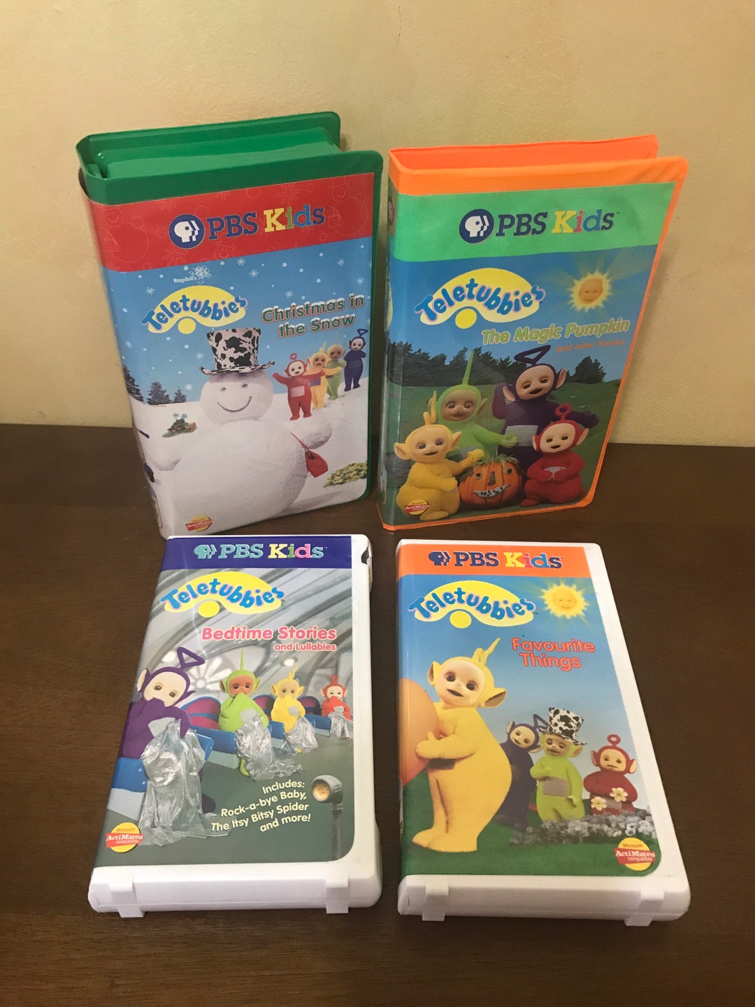 1990s Teletubbies TV VHS Various Titles Dance With Teletubbies Go Exercise With the Teletubbies