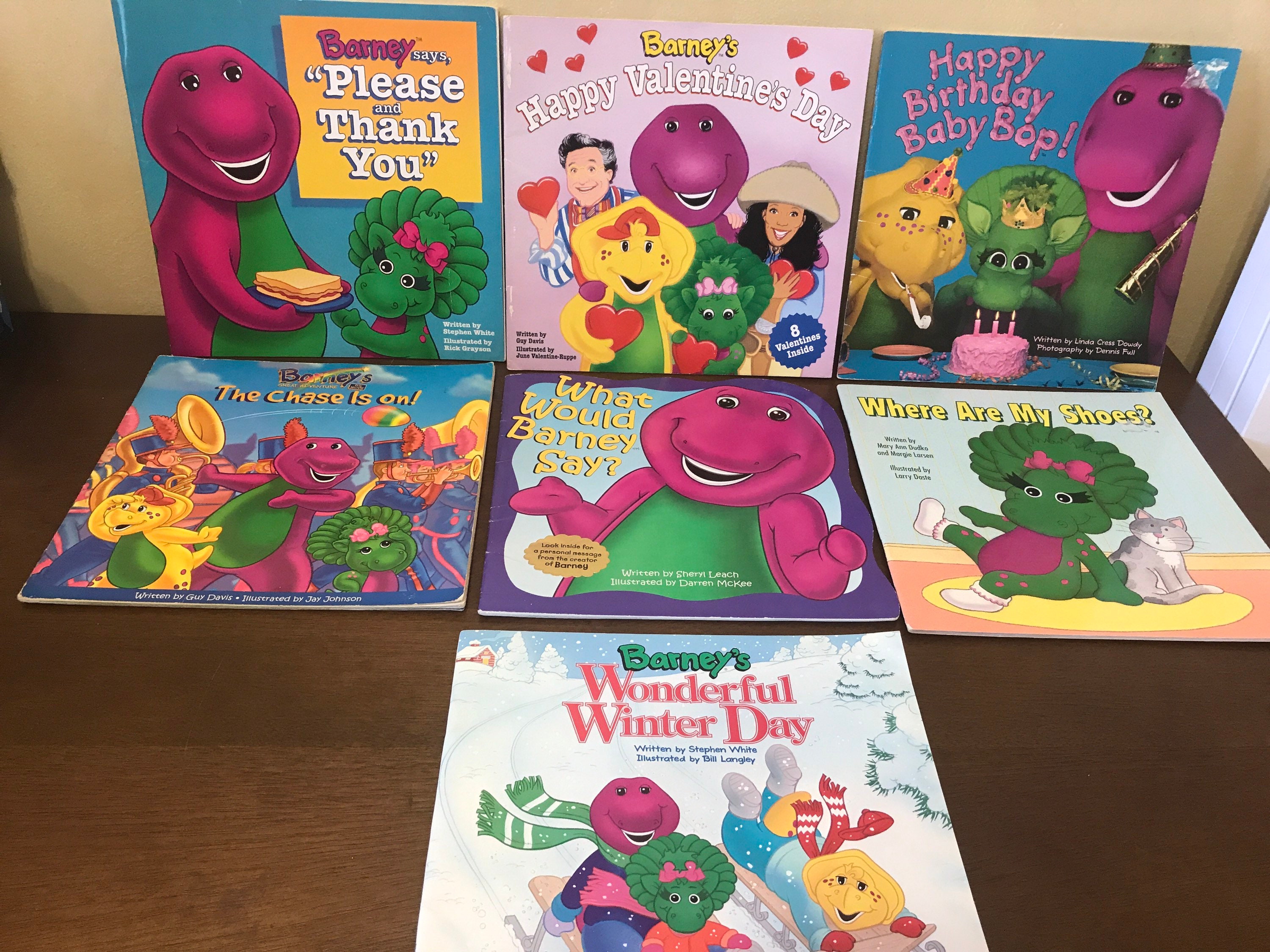 Assorted Set Barney Books 90s YOU CHOOSE 90s Barney Dinosaur Etsy