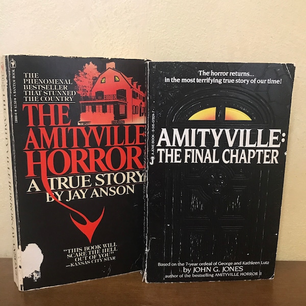 Amityville Horror Novels Amityville Horror - The Nightmare Continues - Amityville The Final Chapter - CHOOSE TITLE - 70s True Horror