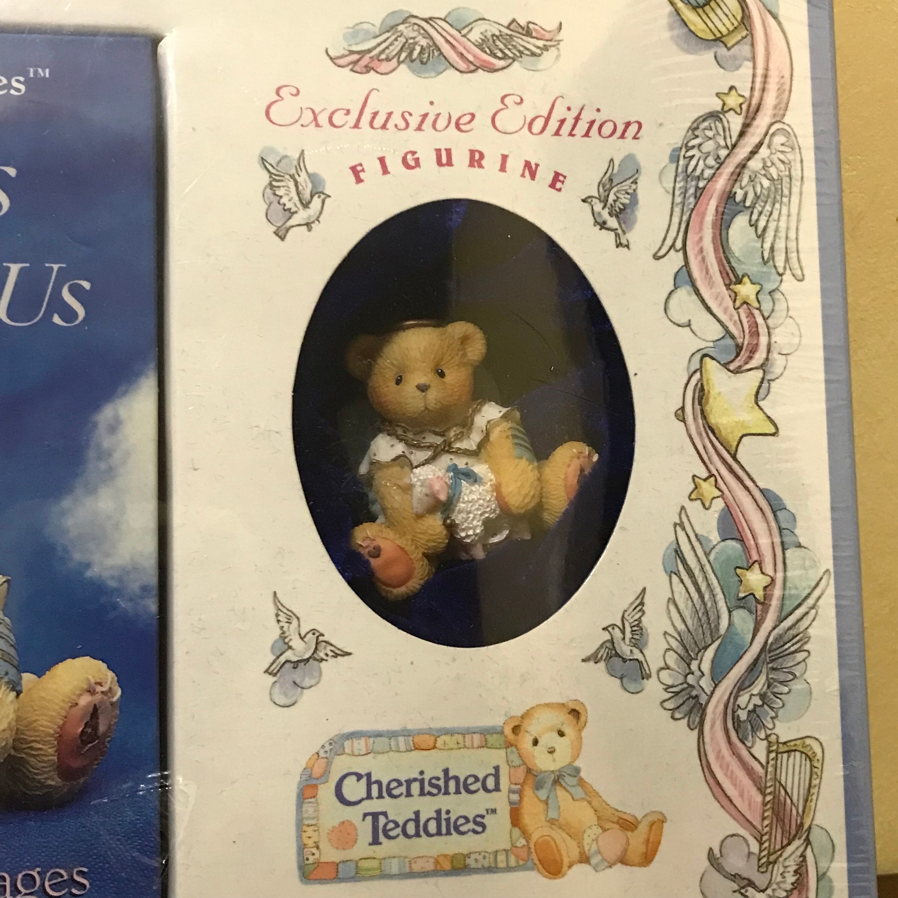 1998 Cherished Teddies Angels Among Us Teddy Bear Figurine and