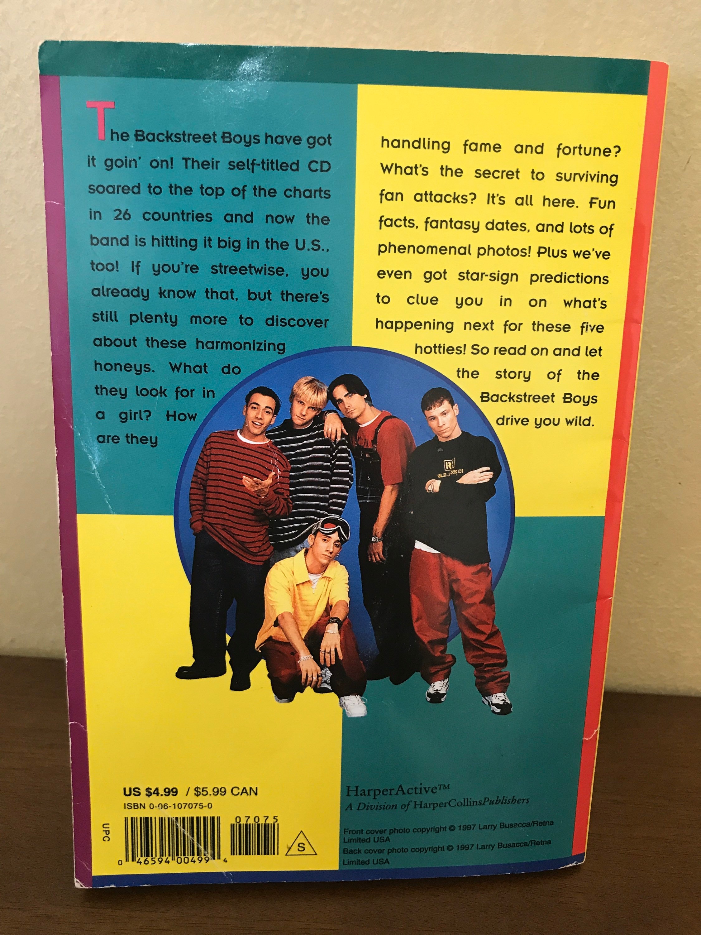 The Backstreet Boys Book 1997 | Vintage 90s Backstreet Boys