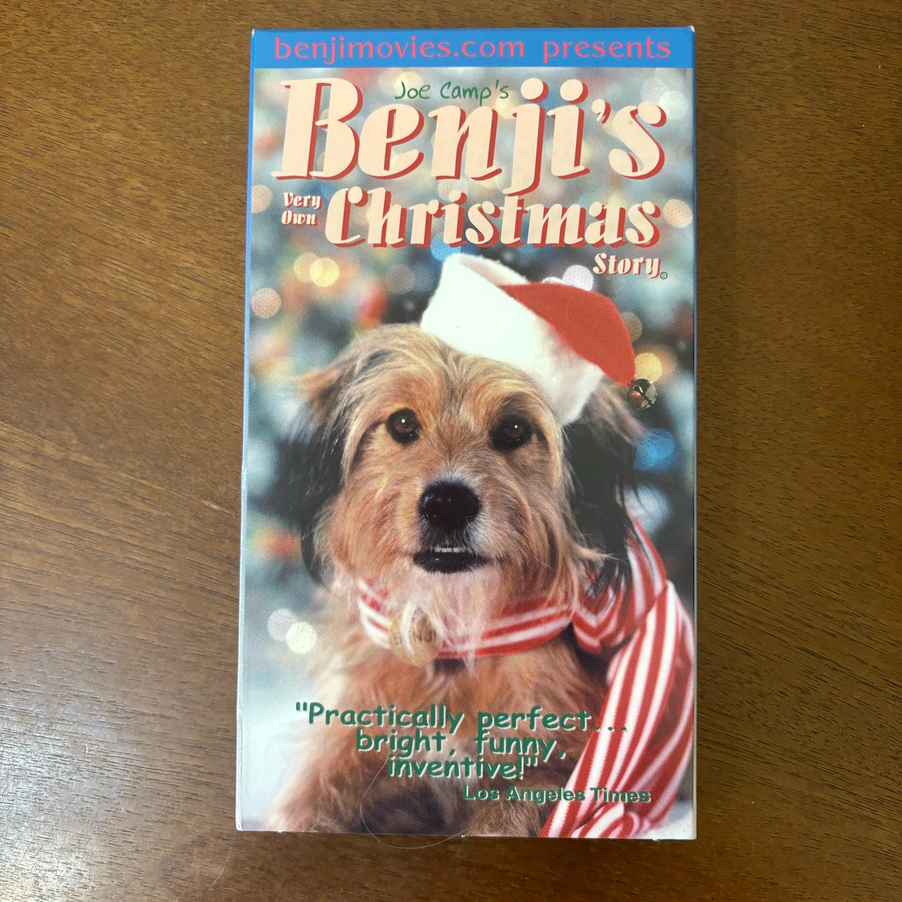 Benjis Very Own Christmas Story Joe Camp VHS, 80s Benji Dog