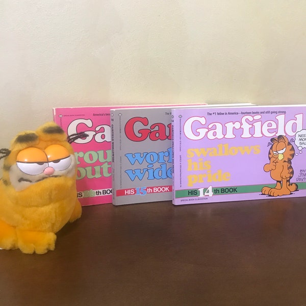 Garfield Comic Books 80s Jim Davis - Various Titles You Choose - Garfield Series Black White Comic Books