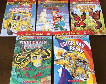 The Magic School Bus Chapter Book Series, Scholastic 90s - Etsy