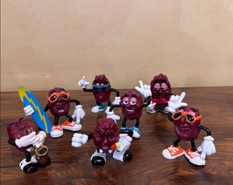 Original California Raisin Figurines PVC 80s Childhood - Choose -